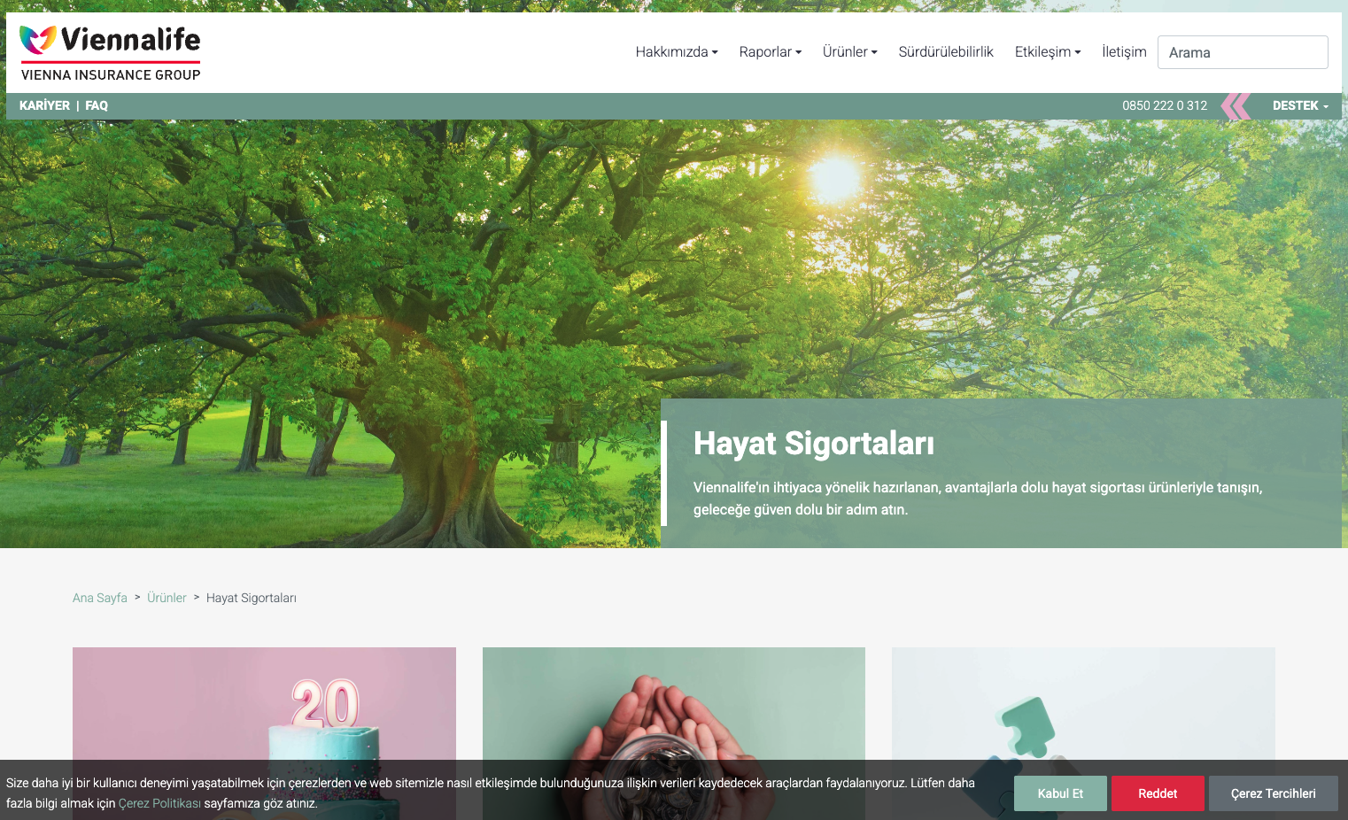 ViennaLife mobile app and website